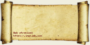 Andjelina Šarović vizit kartica